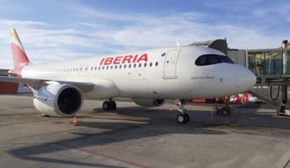 Uno de los A320 de Iberia.