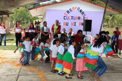 Las caravanas culturales en los municipios de México.