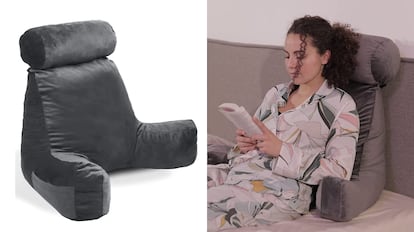 almohadas lectura, almohadas lectura amazon, cojín de lectura, almohada lectura ikea, cojín lectura cama amazon, almohada de lectura con apoyabrazos Ikea, cojin lectura respaldo lumbar con reposacabeza