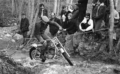 Una imagen de trial de la exposición 'Viladrau, 100 anys de motor'.