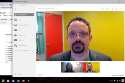 Videoconferencia con Hangouts. 