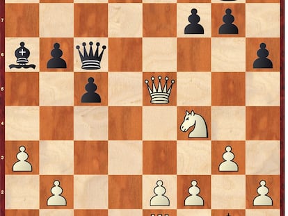 Posición tras 26 …Dxe5