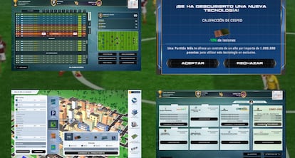 Imagen de la web oficial de 'PC Fútbol 8', desarrollado por Una partida más.