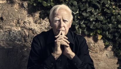 O escritor John Le Carré, em Mallorca, em 2019.