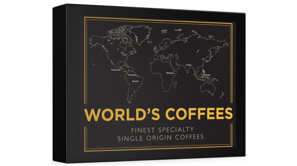 Caja de seis cafés molidos de especialidad.