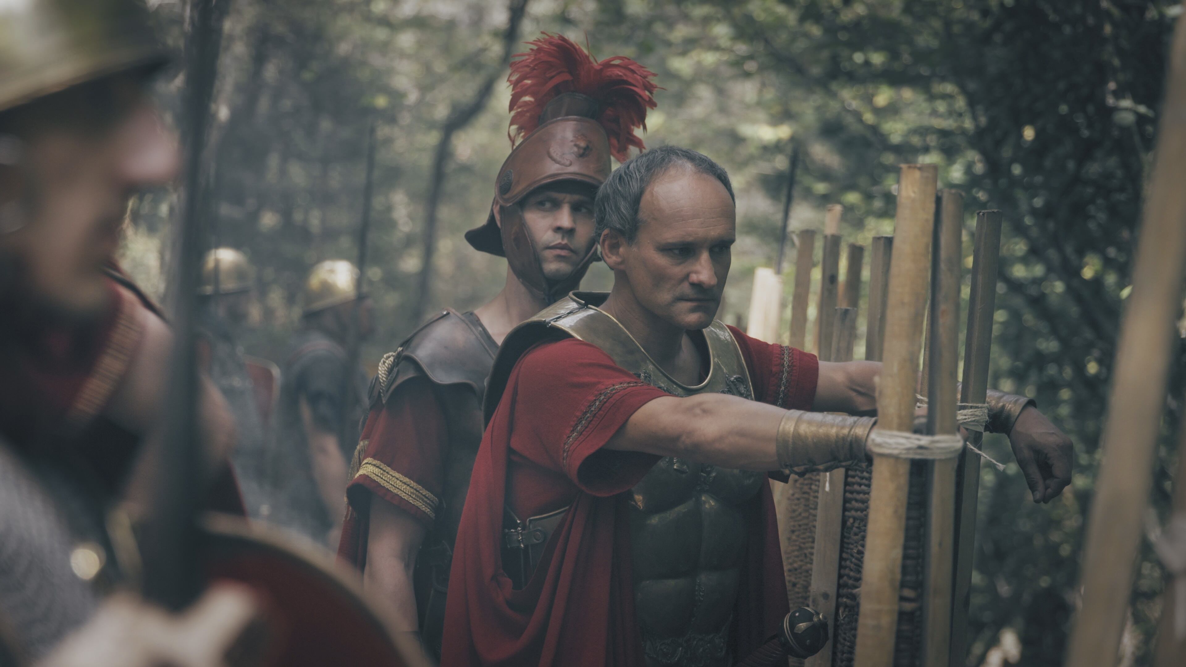 Julio César en un documental que reconstruye la guerra de las Galias.