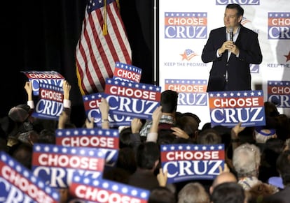 El precandidato republicano, Ted Cruz.