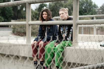 Zendaya y Hunter Schafer, en 'Euphoria'.