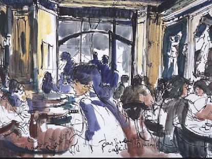 Pintura del Cafè de l'Òpera.