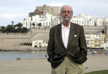 El cineasta Luis García Berlanga, en el Festival Internacional de Cine de Comedia de Peñíscola, en 2003.