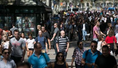 Normalidad en la Rambla.