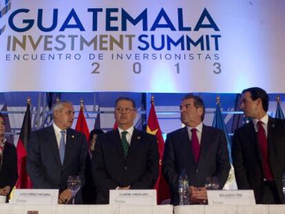 Inauguraci&oacute;n del Investment Summit Guatemala 2013 este jueves.