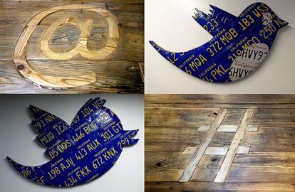 Detalle de las oficinas de Twitter