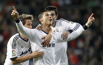 Ronaldo celebra el segundo gol.