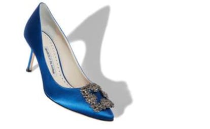 Zapatos de Manolo Blahnik.