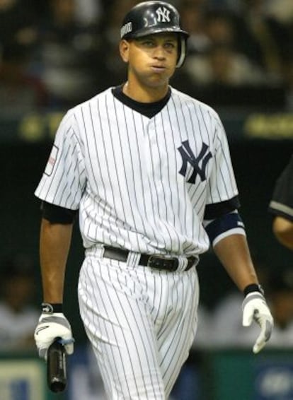 Álex Rodríguez, en un partido de 2004.