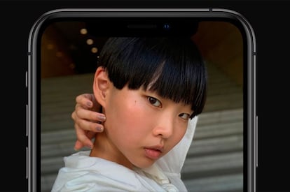 El iPhone XS Max no destaca por un gran sensor, es de 7 megapíxeles, pero sí por un excelente software que permite hacer unos retratos espectaculares.