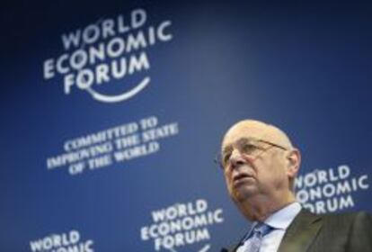 El presidente del Foro Económico Mundial (WEF), Klaus Schwab