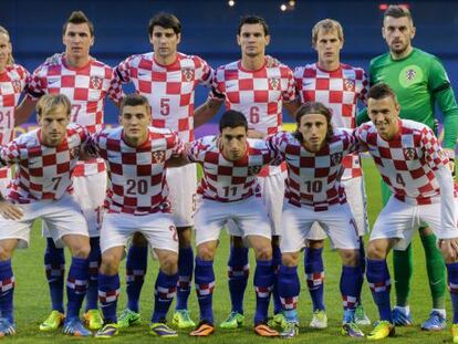 Once titular de Croacia en su encuentro de la fase de clasificaci&oacute;n ante B&eacute;lgica