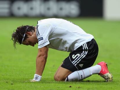 Özil muestra su decepción tras consumarse la eliminación de Alemania.