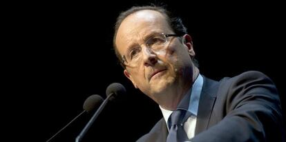 El candidato socialista francés, François Hollande.
