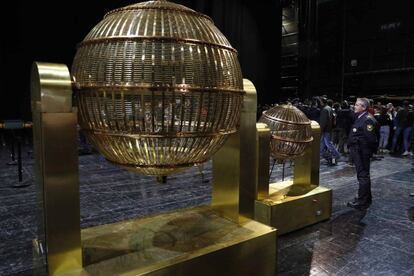 Los bombos en el Teatro Real de Madrid.