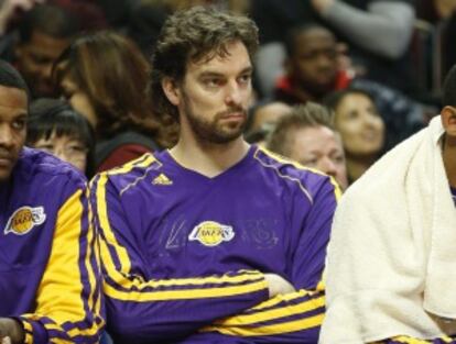 Gasol, en el banquillo ante los Bulls