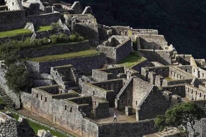 Vista del poblado inca de Machu Picchu.