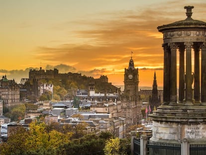 Panor&aacute;mica de la ciudad escocesa de Edimburgo. 