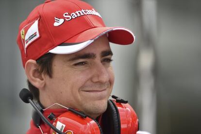 Esteban Gutiérrez, durante las prácticas del GP de México.