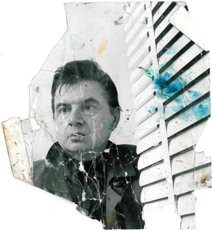 Fotograf&iacute;a en blanco y negro de Francis Bacon, 1967, John Deakin