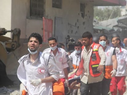 Dos voluntarios de la Media Luna Roja Palestina han fallecido mientras ayudaban a la poblaci&oacute;n de Gaza.