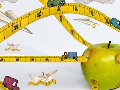 El largo viaje de una manzana