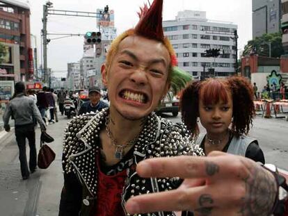 Jóvenes en el barrio de Omotesando, de Tokio, en 2005.