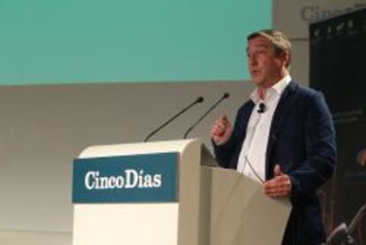 Joan Roca, durante la clase magistral que impartió en Cinco Días.