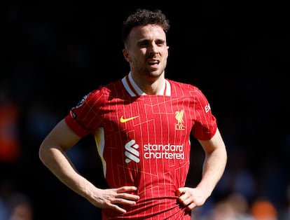 Diogo Jota, con el Liverpool.