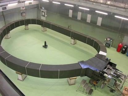 El imán del reactor de fusión nuclear ITER, en La Spezia (Italia).