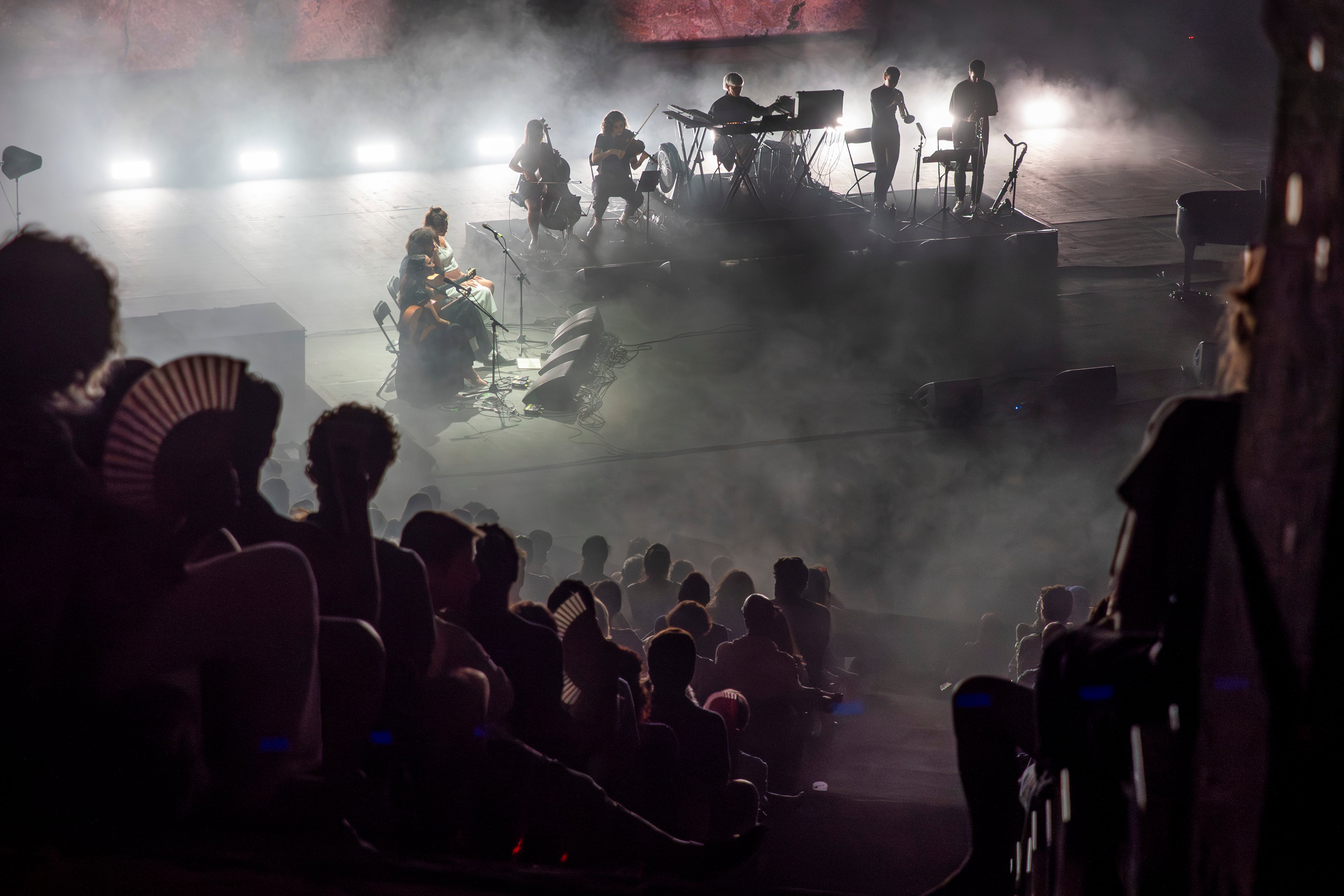 Concierto 'Les flors prohibides' ayer en el Festival Grec de Barcelona.