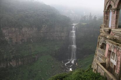 El salto de Tequendama en el departamento de Cundinamarca, Colombia.