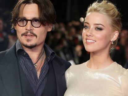 Johnny Depp y Amber Heard.