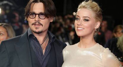 Johnny Depp y Amber Heard.