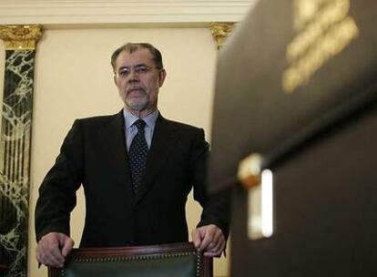 El ministro de Justicia, Mariano Fernández Bermejo, en su despacho.