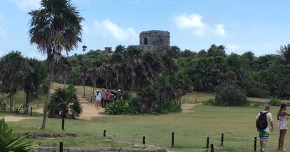 Ruinas de Tulum, cerca de Cancún.