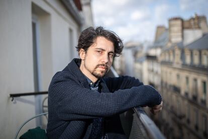 El director español Jonás Trueba, este jueves en París.