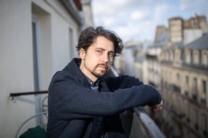 El director español Jonás Trueba, este jueves en París.