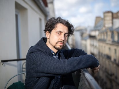 El director español Jonás Trueba, este jueves en París.