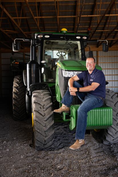 Rodney Creech, representante estatal republicano y propietario de una granja en Ohio.