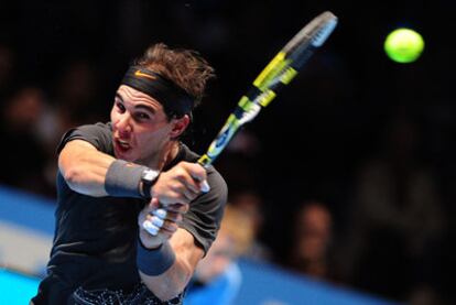 Rafael Nadal, durante su duelo con Mardy Fish.