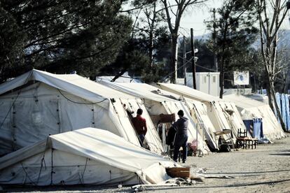 El campo de Idomeni acogía este fin de semana entre 600 y 900 migrantes.