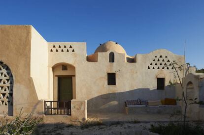 Cúpulas de la casa Fathy en Sidi Krier, 1971.